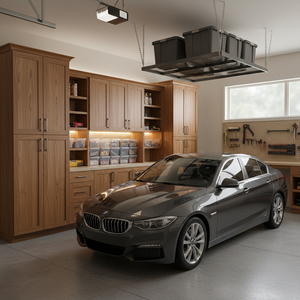 custom-built garage storage systems