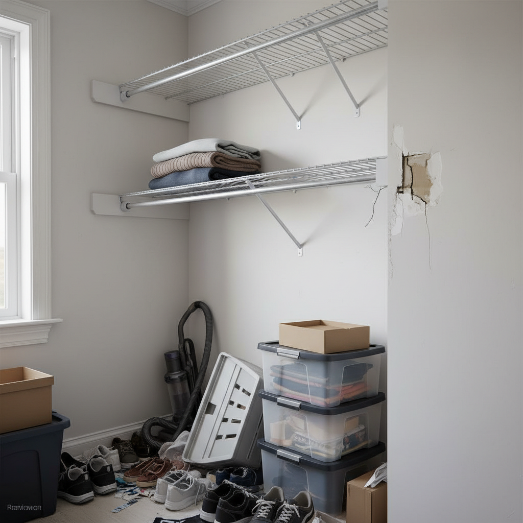 builder-grade closet problems