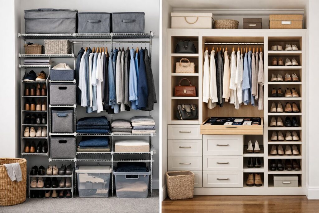 Closet Organizers vs Custom Closet: What Actually Works